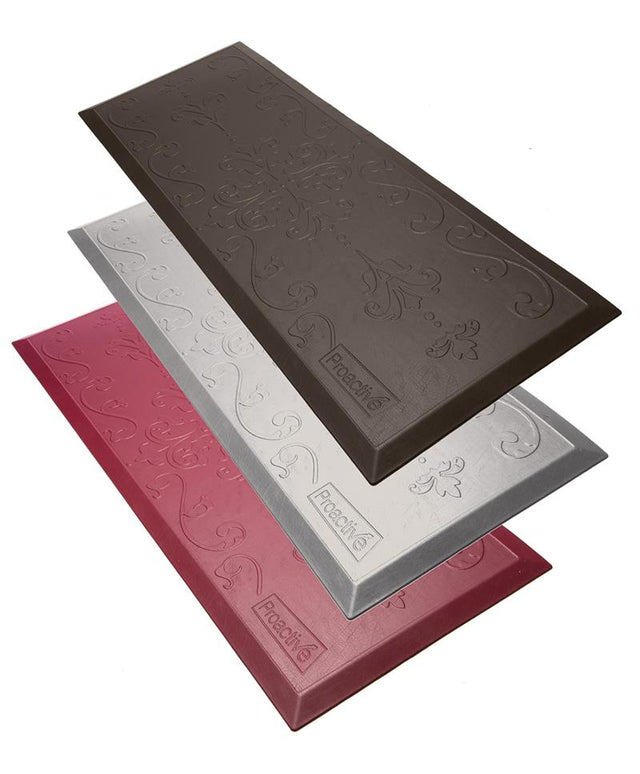 Protekt Beveled Floor Mat by Proactive Medical in all colors|Protekt Beveled Floor Mat by Proactive Medical in Gray|Protekt Beveled Floor Mat by Proactive Medical in Maroon|Protekt Beveled Floor Mat by Proactive Medical in Brown