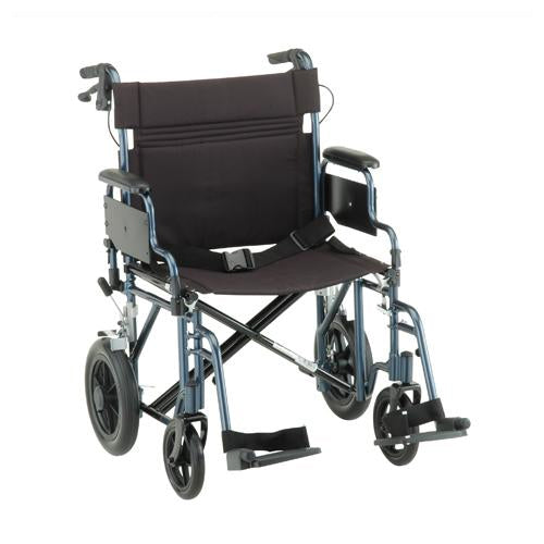 Nova Heavy Duty Transport Chair in Blue|Nova Heavy Duty Transport Chair in Red|Nova Heavy Duty Transport Chair back of Chair
