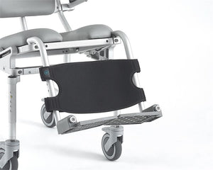 Folding Rolling Shower Chairand Commode by Nuprodx|8" Wide Commode Opening 4" Slot|Optional Swing-Away Arms|2 Part Solid Cushion|Carrying Case with Casters|18"x10"x10" Standard Carrying Case|Optional B Drop Rail|Commode Pan is an optional accessory|Commode Pan Lowering Brackets|Calf Panel|Nuprodx Laterals|Nuprodx Hip Guides|BodyPoint Hip Belt