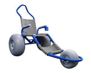 Sand Rider Beach Wheelchair - Candy Blue/Grey