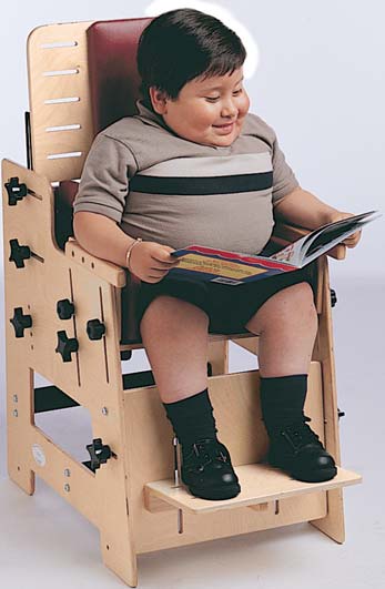 Transition Chair by TherAdapt with pad set, support blocks and arms