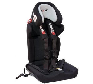 Convaid Carrot 3 Booster Seat|Convaid Carrot 3 Booster Seat in Black|Booster Seat in Red with Optional Booster Support Tray|Optional 3D Body Balance Pads come in Left and Right (Pair)|Seat Angle Adjustment Wedge (Shown in blue)|FAA Fixing Strap to Aircraft Seat for Convaid Carrot 3