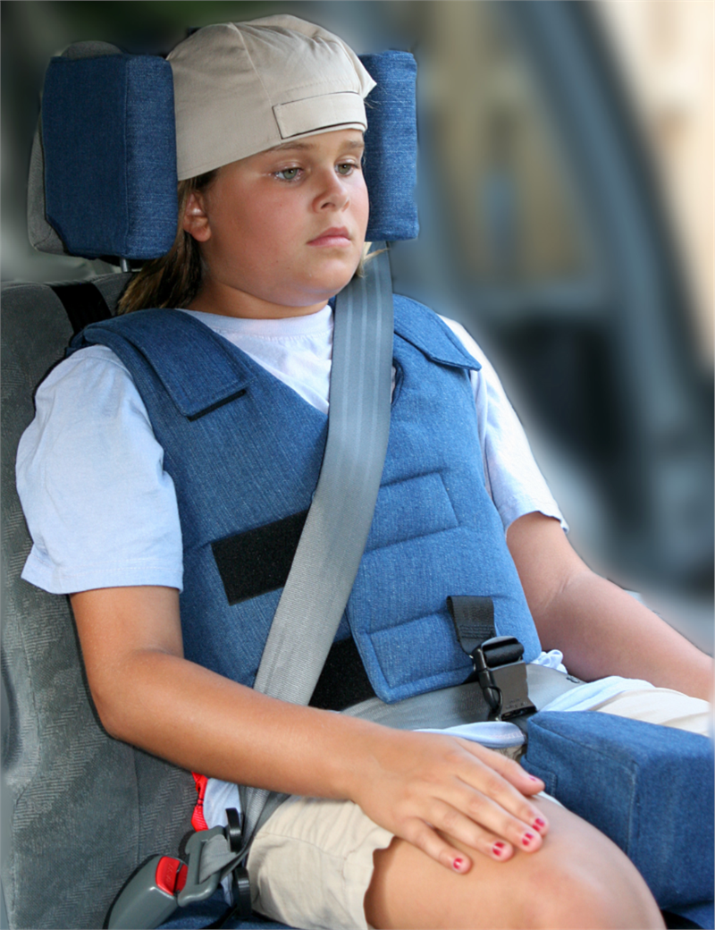 Churchill Booster Seat with optional head rest and cap
