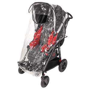 Clear rain shield for canopy