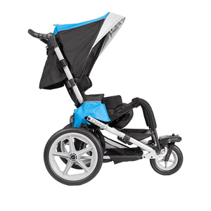 Side view of Leggero Dyno 3-Wheel Tilt Stroller