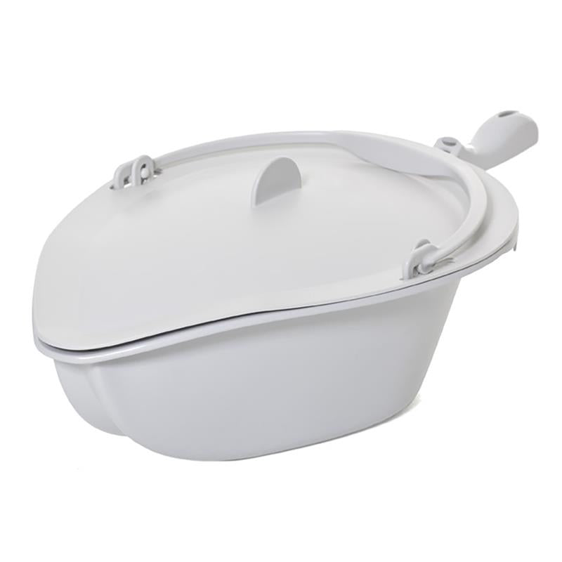 Etac Shower Commode Pan with Lid and Handle