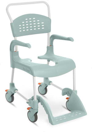 Etac Clean Shower Commode Chair in Lagoon Green