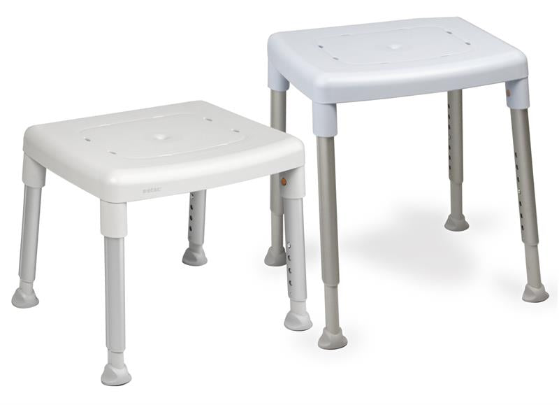 Etac Smart Shower Stool|Etac Smart Shower Stool In Use|Etac Shower stool push lock|Etac Shower stool push lock how to adjust|Etac Shower Stool stability|Etac Shower Stool Ferrules|Etac Shower Chair Swivel Seat