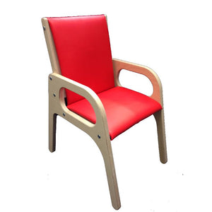 Smirthwaite Felix School Chair in Red|Smirthwaite Felix School Chair in Blue|Stacked Smirthwaite Felix School Chairs|Optional lap strap ensures your child or student is sitting safely
