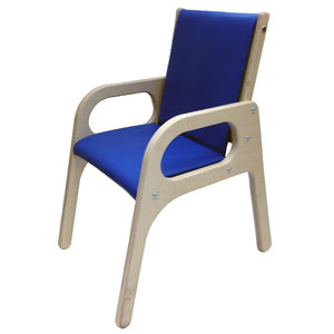 Smirthwaite Felix School Chair in Red|Smirthwaite Felix School Chair in Blue|Stacked Smirthwaite Felix School Chairs|Optional lap strap ensures your child or student is sitting safely
