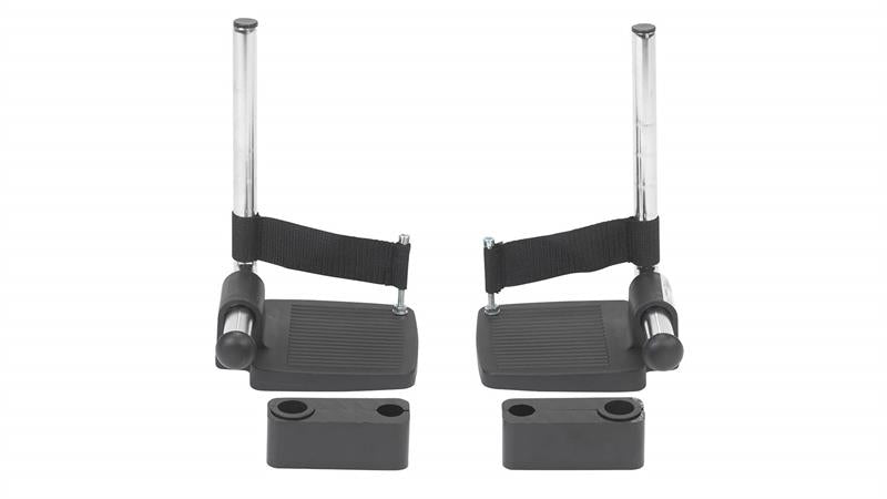 Optional Footrests are great for transfers when using the mobility base