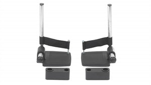 Optional Footrests are great for transfers when using the mobility base