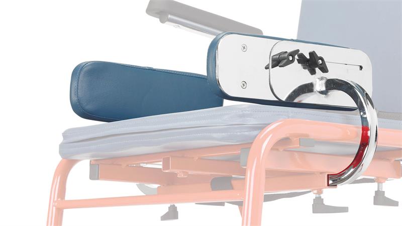 Optional Hip Guides help keep pelvis aligned