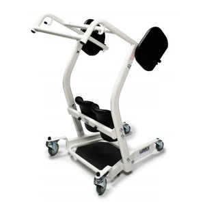 Lumex Stand Assist Patient Transport|Lumex Stand Assist Patient Transport Side View|Lumex Stand Assist Patient Transport Arms swung out|Lumex Stand Assist Patient Transport Sit to Stand with Patient|Lumex Stand Assist Patient Transport Patient standing
