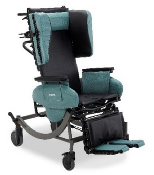 Synthesis Tilt Recliner Chair with Geyser Upholstery, Tungsten Sand Frame