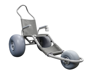 Sand Rider Beach Wheelchair - Silver/Grey