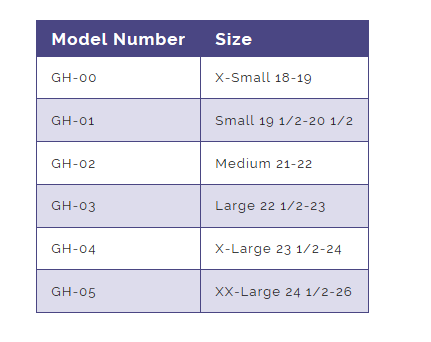 Black Guardian Helmet|Navy Guardian Helmet|Purple Guardian Helmet|Silver Guardian Helmet|How to measure for Guardian Helmet|Guardian Helmet Size Chart