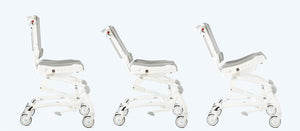 Heron Shower and Commode Chair by R82 angle adjustments