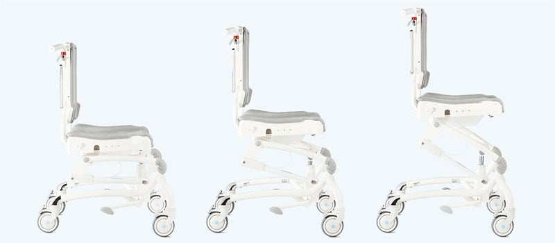 Heron Shower and Commode Chair by R82 height adjustment