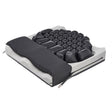 ROHO Hybrid Elite Dual Compartment Cushion Cushion without cover|ROHO Hybrid Elite Dual Compartment Cushion Cushion With cover|Optional Roho Contour Base prevents hammocking in sling seats|Privacy Shield is optional and washable|Planar Solid Seat Insert creates a stable surface for transfers