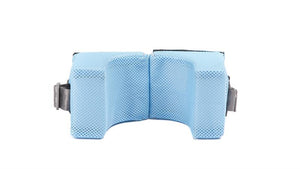 Inspired By Drive Contour Supreme Bath Chair with both positioning belts|Inspired By Drive Contour Supreme Bath Chair Lying flat - Lavender|Contour Supreme in Beach Bubble Blue Upright|Side view of Contour Supreme in Beach Bubble Blue|Optional Lateral supports come in blue or lavender|Optional head support is easy to remove and available in blue and lavender|Optional base is available in 11" or 15"|Optional rolling base is available with anti-tippers