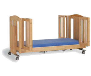 Kayser Betten Ida I Full Electric Bed|Kayser Betten Ida I Full Electric Bed - Dual Side Doors|Kayser Betten Ida I Full Electric Bed - Electric|Kayser Betten Ida I Full Electric Bed - Natural Wood or Color|Kayser Betten Ida I Full Electric Bed - Optional IV Pole|Kayser Betten Ida I Full Electric Bed - Four Section Platform|Kayser Betten Ida I Full Electric Bed - Foam Mattress