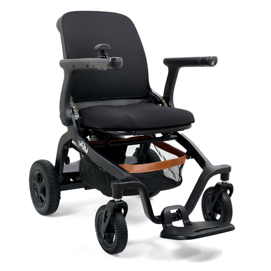 Ally Foldable Power Wheelchair by Golden Technologies|Ally Foldable Power Wheelchair by Golden Technologies|Ally Foldable Power Wheelchair - Rear Light|Ally Foldable Power Wheelchair - Joy Stick and Flip Up Armrests|Ally Foldable Power Wheelchair - Portable and Compact|Ally Foldable Power Wheelchair - A&C USB Port|Ally Foldable Power Wheelchair - Lithium-Ion Battery