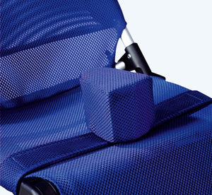 Optional pommel helps to keep legs comfortable