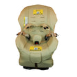 Jefferson Pediatric Car Seat by Merritt|Jefferson Pediatric Car Seat by Merritt with doll model|Infant Riser Blocks come standard|Durable latch system keeps seat in securely in place