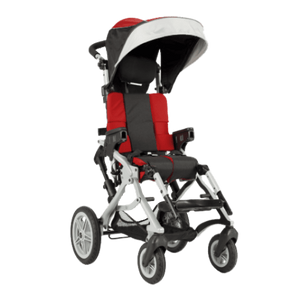 Leggero Reach Transit Ready Folding Stroller shown in Rosso Red