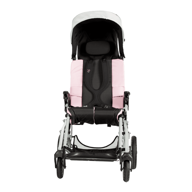 Leggero Reach Transit Ready Folding Stroller in Snowberry Pink