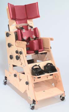 Transition Chair with Head Support Wedges
