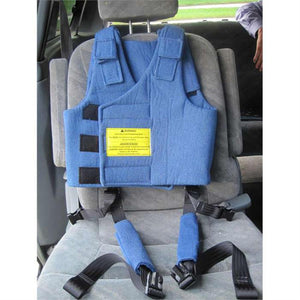Chamberlain Booster Seat for Special Needs Children and Adults|Chamberlain includes Torso support, Vest, Anti-slouching leg strap, tether||Optional EZ-Up Head Rest  for side to side head support|