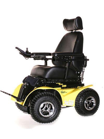 X8 Extreme All-Terrain Wheelchair in Yellow