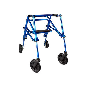 Klip 4-Wheel Walker Blue with Seat