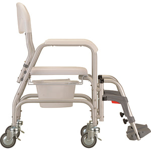Nova Deluxe Shower Chair and Commode|Nova Deluxe Shower Chair and Commode Side