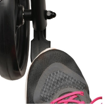 Nova Star 8 Rollator built-in foot brake pedals