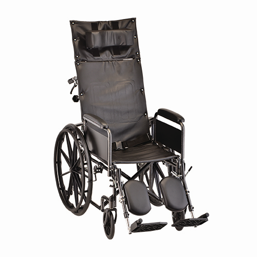 Nova Reclining Wheelchair|Nova Reclining Wheelchair|Nova Reclining Wheelchair Reclined completely|Nova Reclining Wheelchair Side View