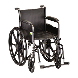 Nova Steel Wheelchair Fixed Arms & Footrests|Nova Steel Wheelchair Fixed Arms & Footrests Folded|Nova Wheelchair Fixed Arms & Elevating Leg Rests|Nova Wheelchair Detachable Arms & Footrests