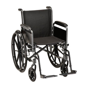 Nova Steel Wheelchair Fixed Arms & Footrests|Nova Steel Wheelchair Fixed Arms & Footrests Folded|Nova Wheelchair Fixed Arms & Elevating Leg Rests|Nova Wheelchair Detachable Arms & Footrests
