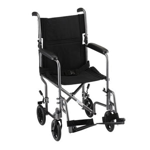 Nova Steel 19" Transport Chair in Blue|Nova Steel 19" Transport Chair in Red|Nova Steel 19" Transport Chair in Black|Nova Steel 19" Transport Chair in Champagne
