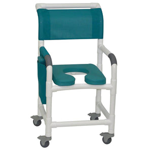 Ocean Blue seat with cover removed and Mayan Teal backrest