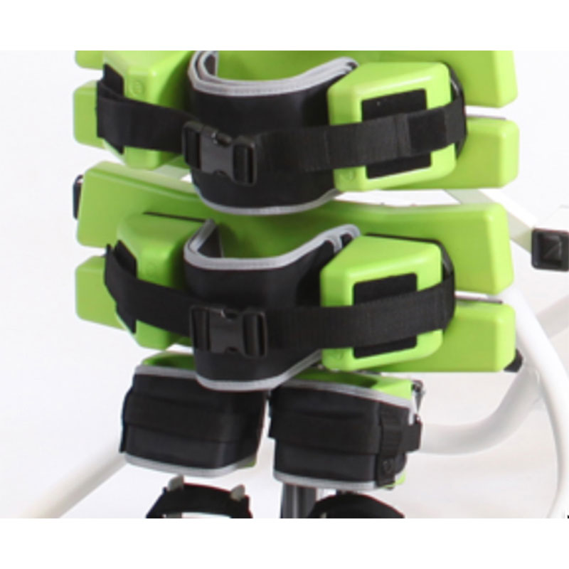 Optional hip support pads come in several varieties