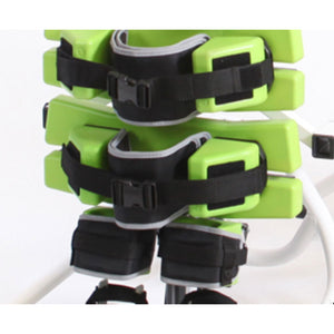 Optional hip support pads come in several varieties