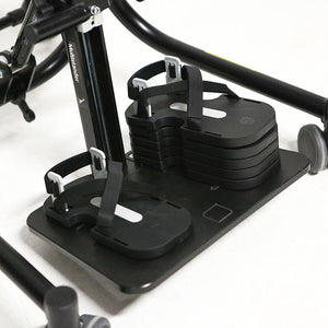 Optional sandal raising blocks are great for those with shorter legs