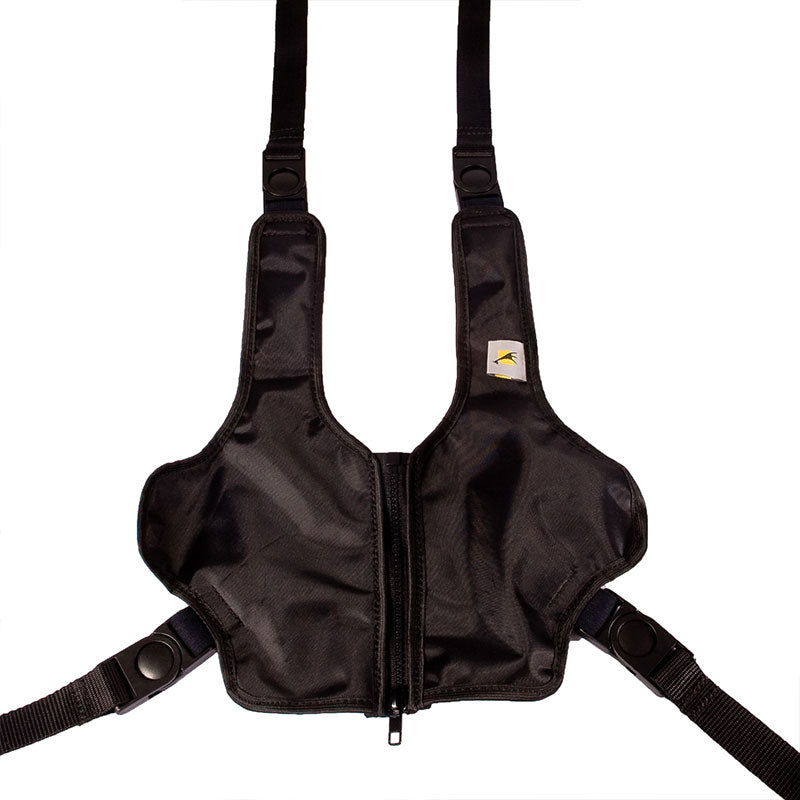 For optimal trunk support, the opt waistcoat harness is a great accessory