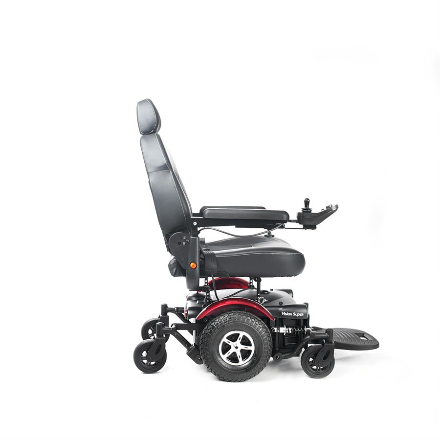 Vision Super Heavy Duty Power Wheelchair, Side View