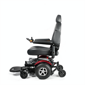 Vision Super Heavy Duty Power Wheelchair, Side View