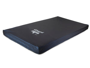 Protekt 300 Pressure Redistribution Mattress by Proactive Medical|Protekt 300 Pressure Redistribution Mattress with nylon cover|Protekt 300 Pressure Redistribution Mattress with raised 3" side rails|Sloped heel section has open cell memory foam to reduce pressure