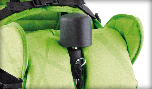 Optional Pommel helps with hip support